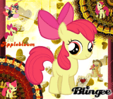 Applebloom Blingee!