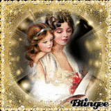 Vintage mother and child