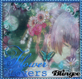 Flower Lovers in blue