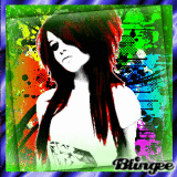 Emo girl,boy colorful