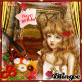 For my dear friend dagmarb (Dagmar)  "Happy Birthday"