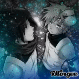 naruto-sasuke black and white
