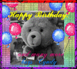 Happy Birthday Teddy