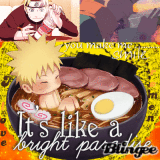Naruto: I love ramen, you make me smile ... It's like a bright paradise♥!