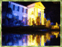 elvis house lighted