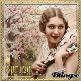 Vintage spring beauty