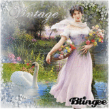 Vintage Countryside Stream