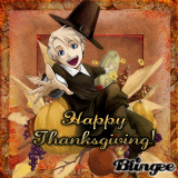 Happy Thanksgiving Anime Boy