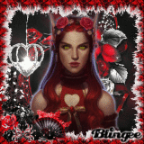 Red Romantik Gothic Girl