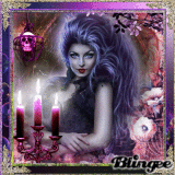 Purple Gothic Woman