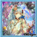 Anime Girl in Spring