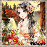 Anime Flower Girl