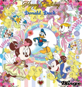 Birthday Donald Duck