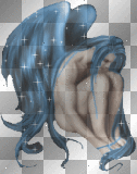 Blue  Winged Angel