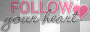 follow your heart glitter