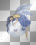 Blue Fairy with Butterfly Globe