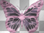 pink butterfly glitter