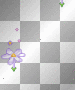 Falling Purple Flowers