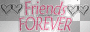 friends forever glitter