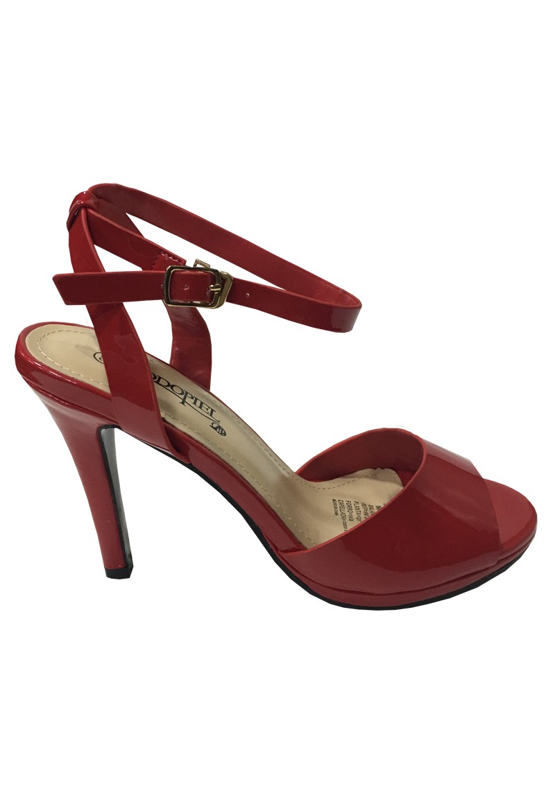 Ripley - ZAPATO FIESTA CHAROL ECOLÓGICO ROJO ZAW72 TODOPIEL