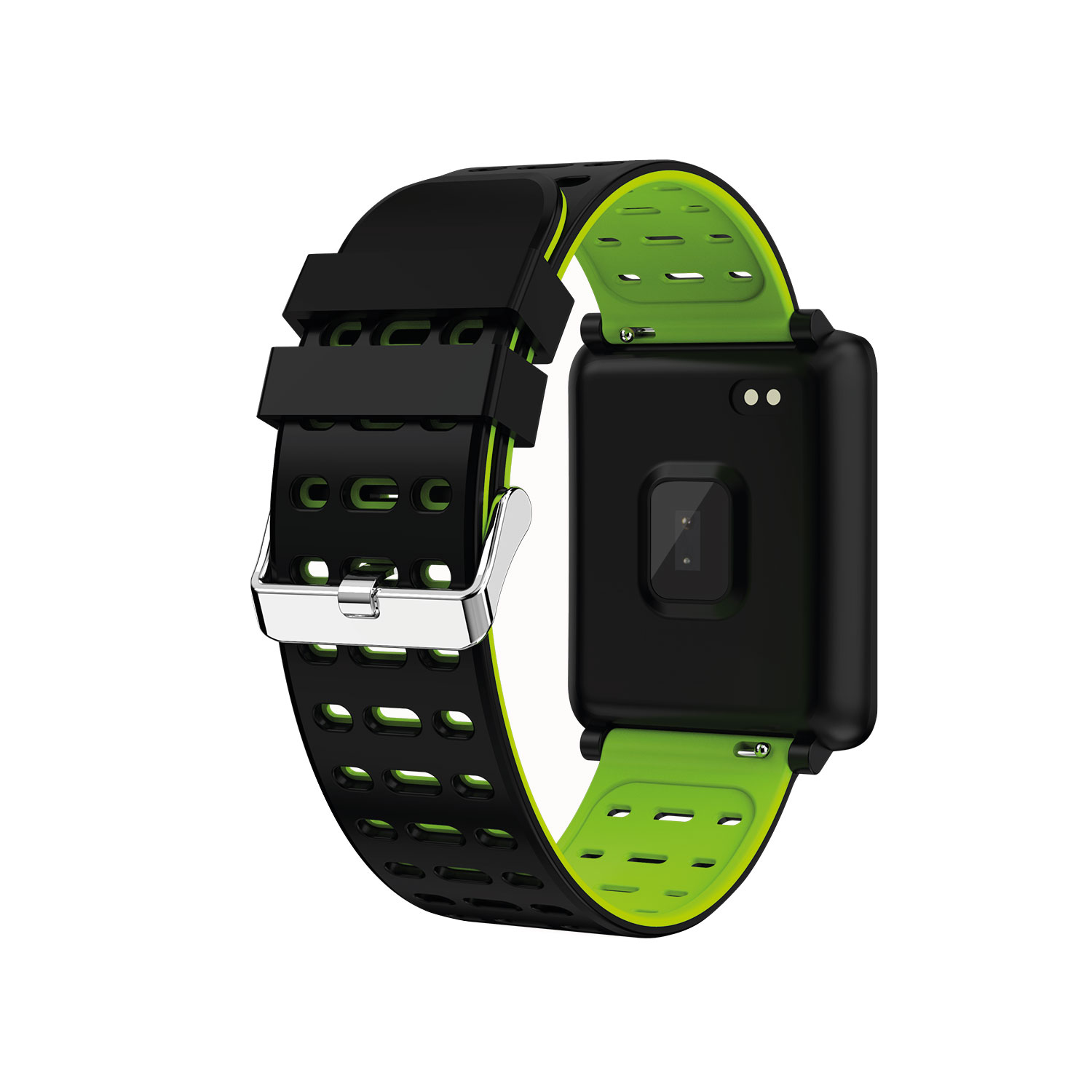 Ripley - RELOJ DEPORTIVO INTELIGENTE RI06 WATERPROOF PULSÓMETRO NEGRO/VERDE