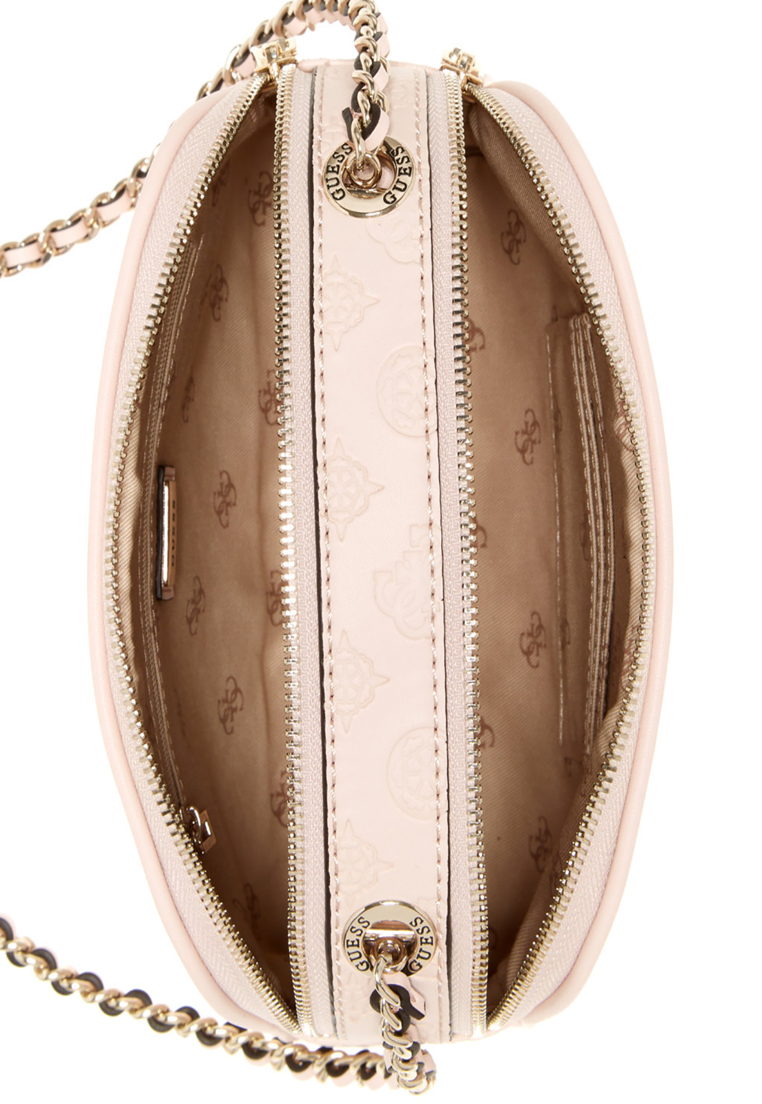 Ripley - CARTERA GUESS LOGO LOVE CROSSBODY TOP ZIP BLS ROSA