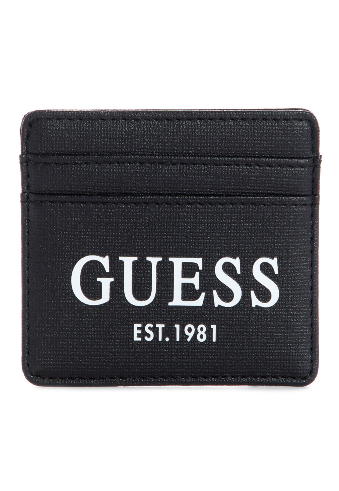 Ripley - TARJETERO GUESS OUTFITTER CARD CASE BLA NEGRO