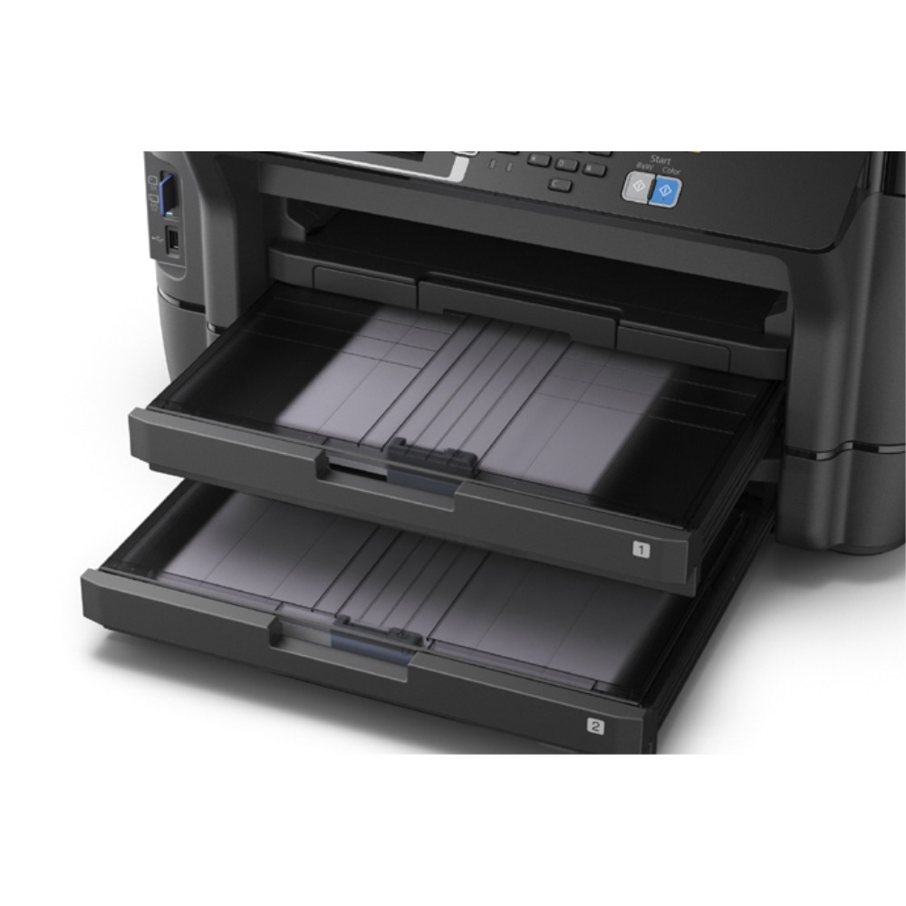 impresora multifunciónal epson ecotank l1455, tamaño a3, fax, wifi,  ethernet, adf