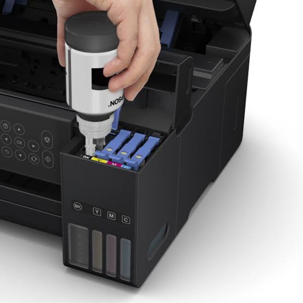 impresora multifunciónal epson ecotank l4160, wifi, usb, duplex