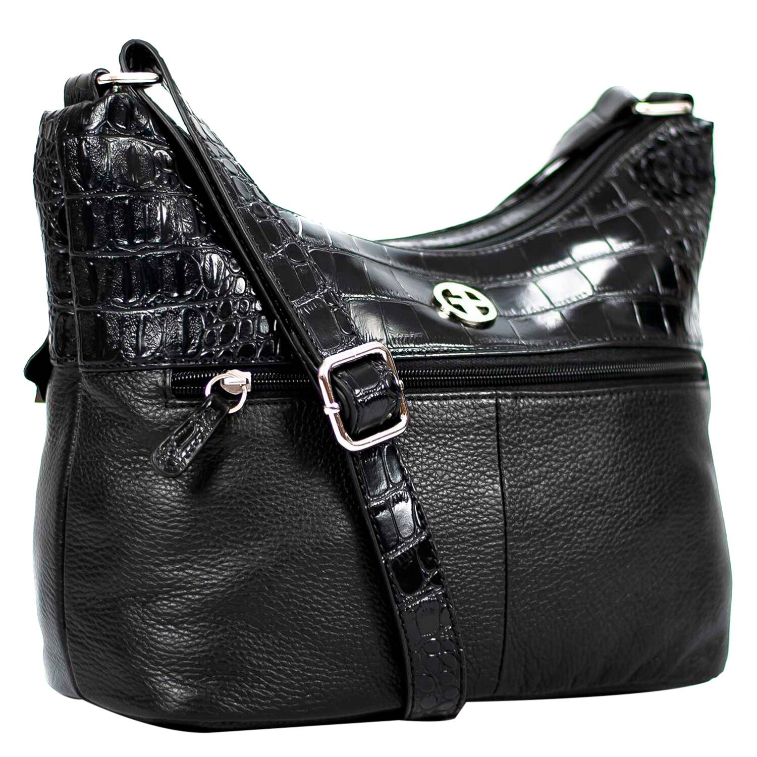 Ripley - CARTERA DE HOMBRO GIANI BERNINI - CUERO NEGRO