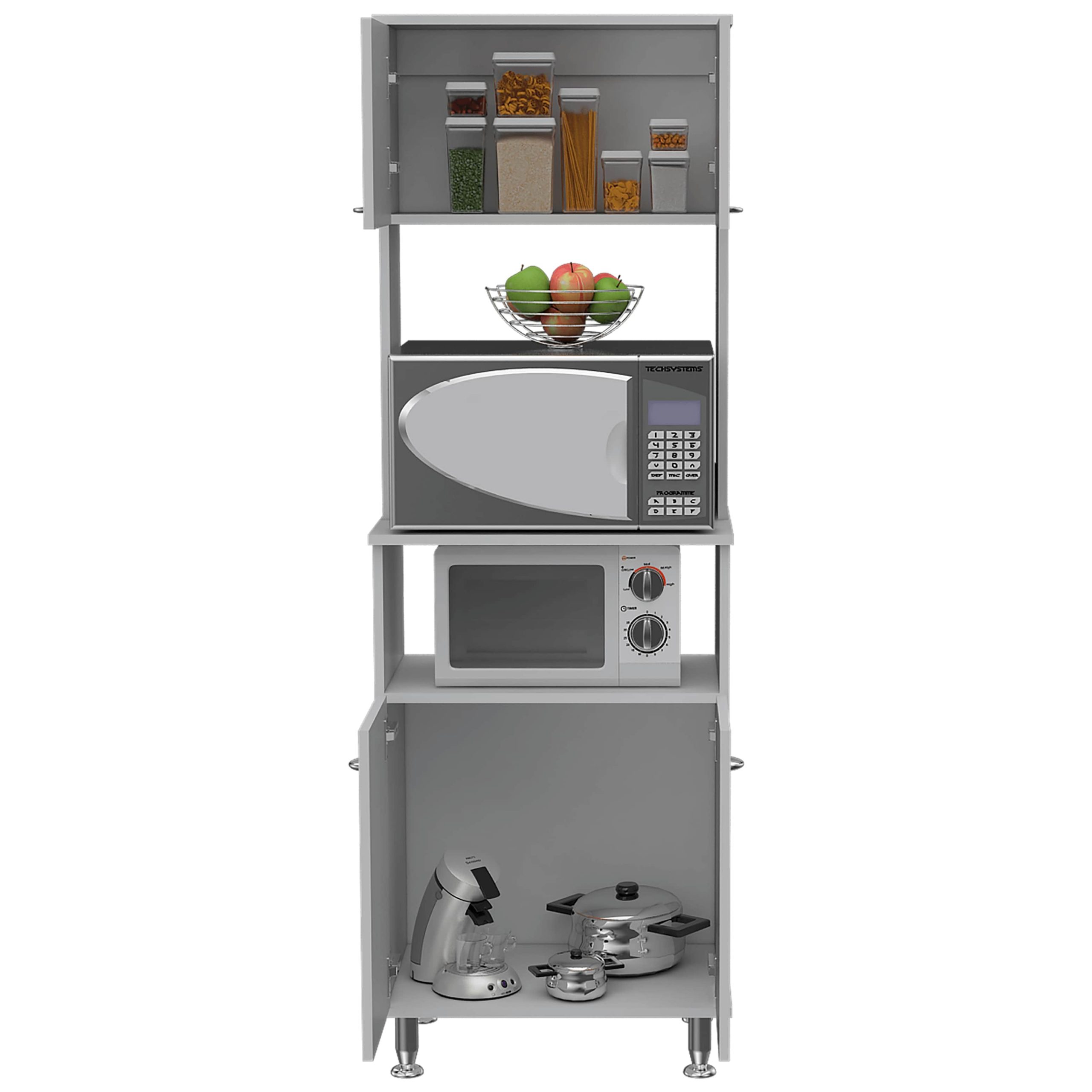 Ripley - MUEBLE DE COCINA KITCHEN 54 - BLANCO / WENGUE