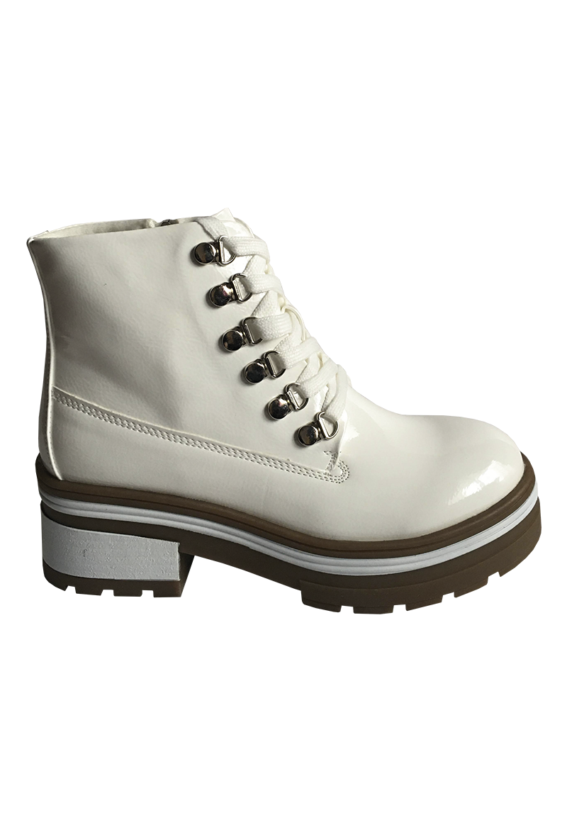 Cyber Days 2022 botines blancos mujer plataforma | Ripley.cl