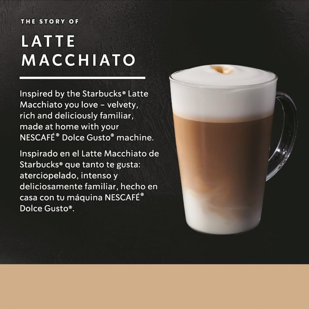 Ripley - STARBUCKS NESCAFÉ® DOLCE GUSTO® LATTE MACCHIATO 12 CÁPSULAS X3CAJAS