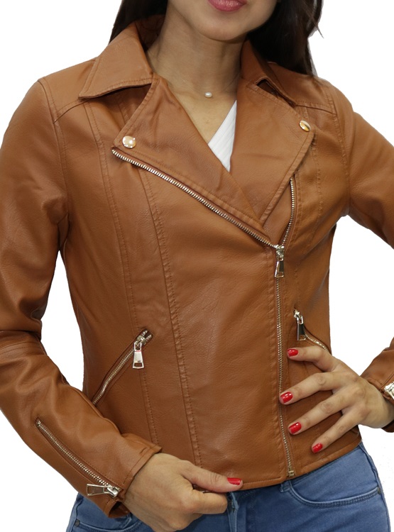 Ripley - CHAQUETA ECOCUERO MUJER