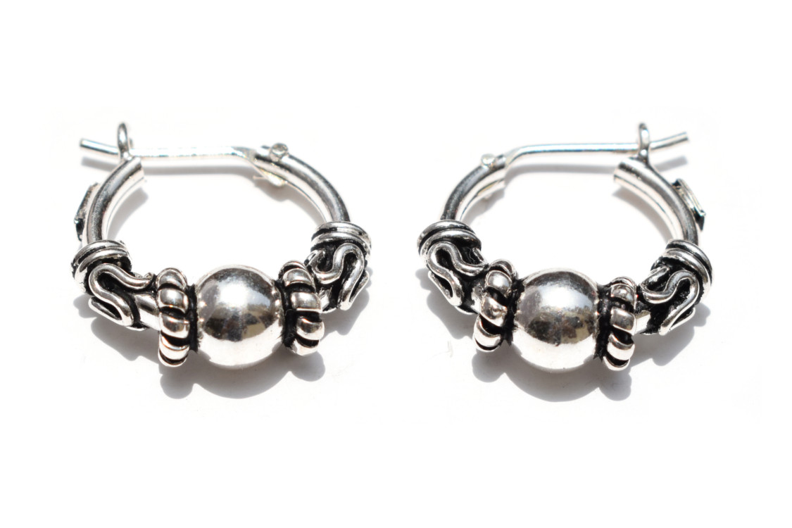 argollas de plata aretes