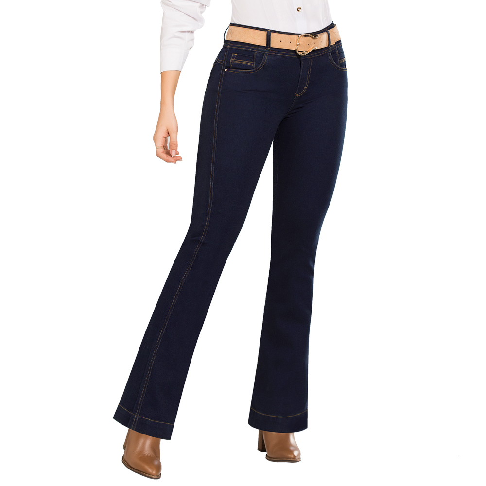 Ripley - JEAN PUSH UP SEMI CAMPANA PALMERA TYT