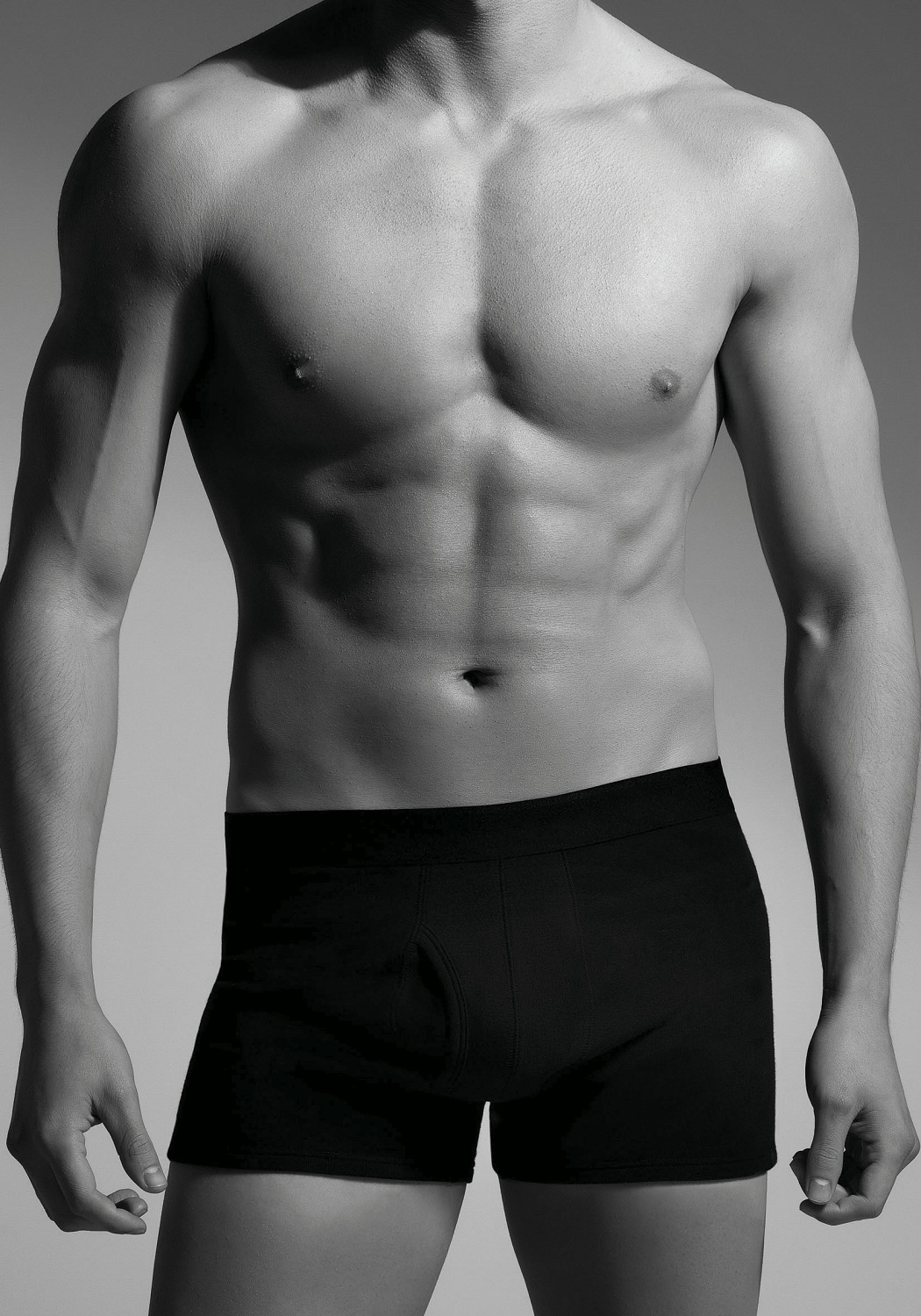 Ripley - CLOVER BOXER EN RIB LICRA CLASICO HOMBRE - NEGRO
