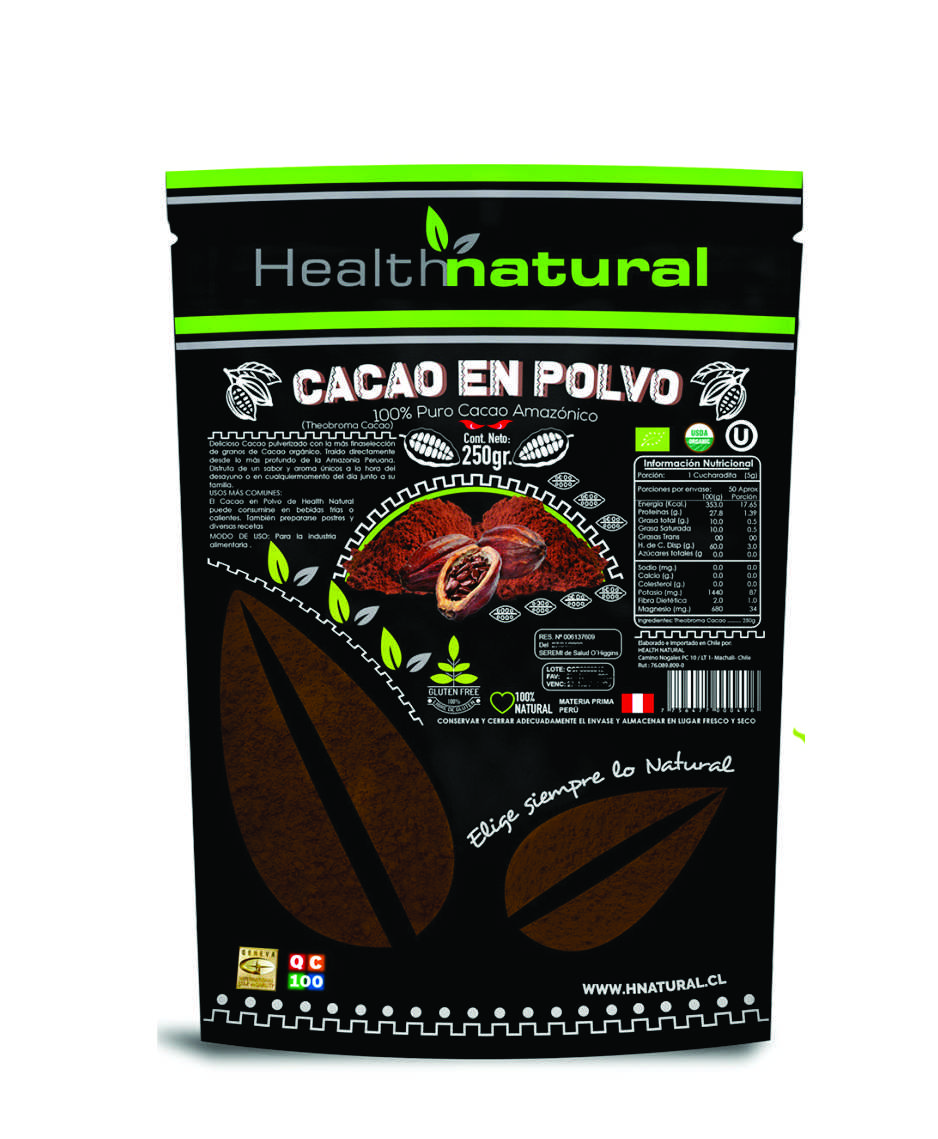 Cacao en polvo organico