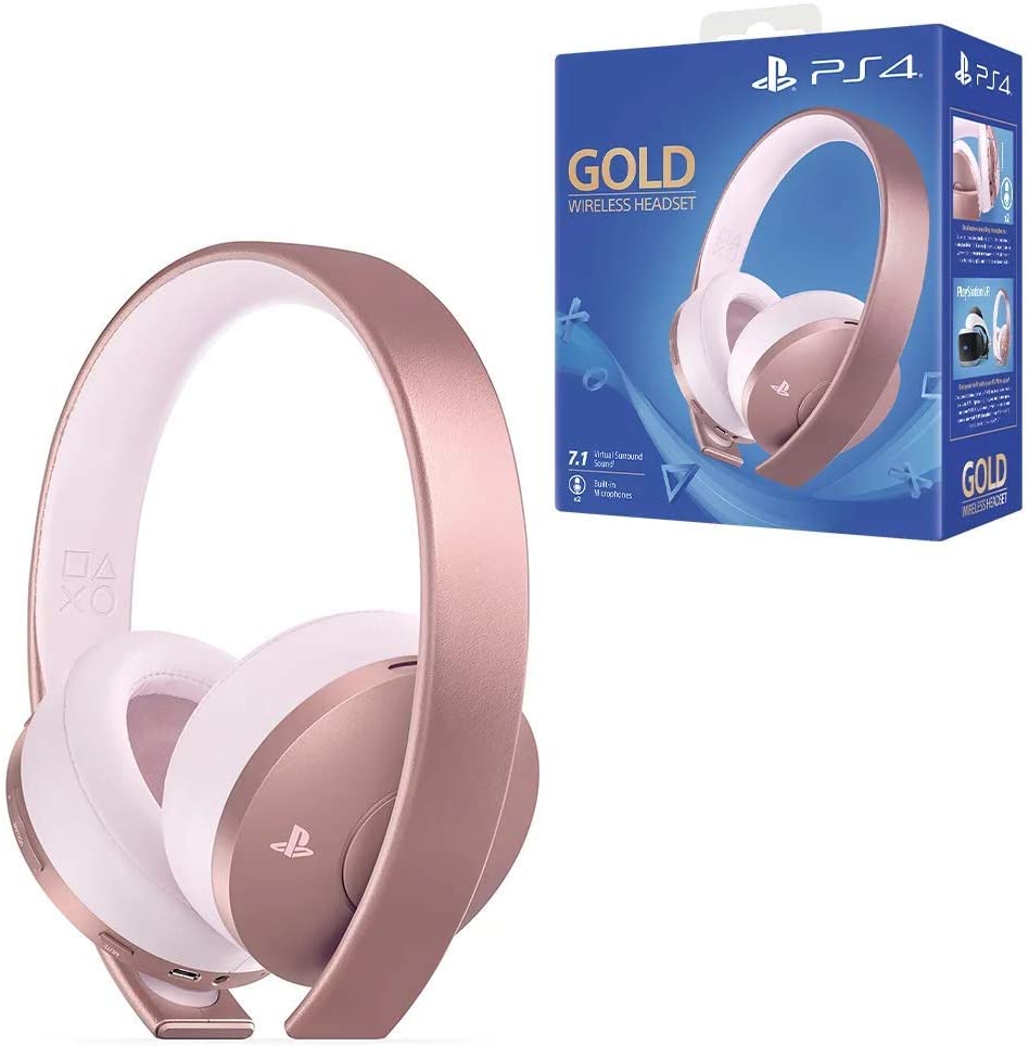Ripley - AUDIFONOS GAMER SONY GOLD ROSE 7.1