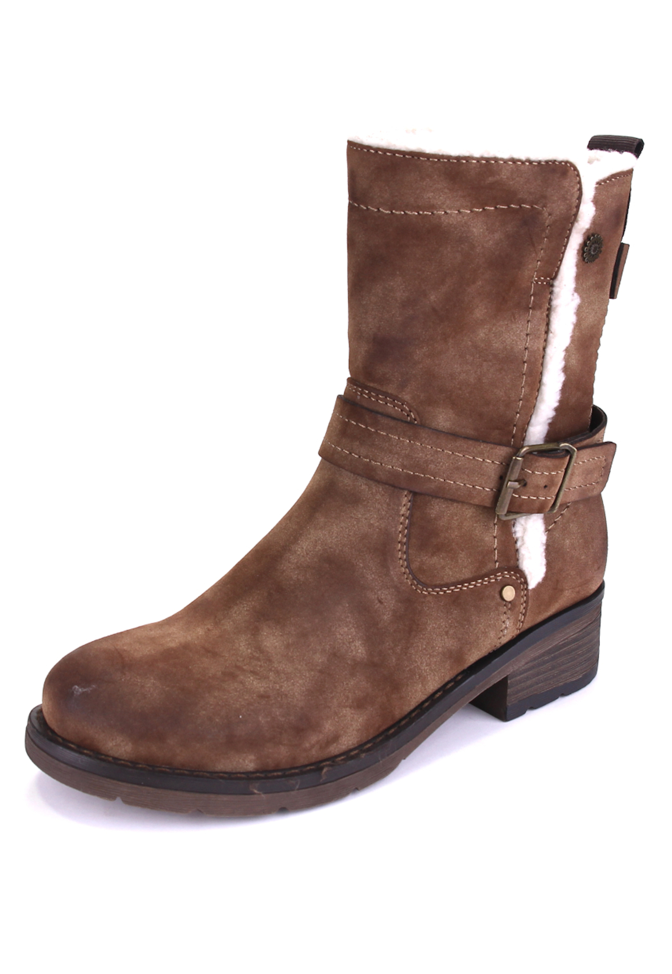 BOTA EN PIEL ESTILO MARTENS CON CORDONES Y CREMALLERA Color NEGRO Talla 28
