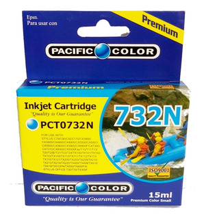 Ripley - TINTA ALTERNATIVA COMPATIBLE EPSON 73 CYAN