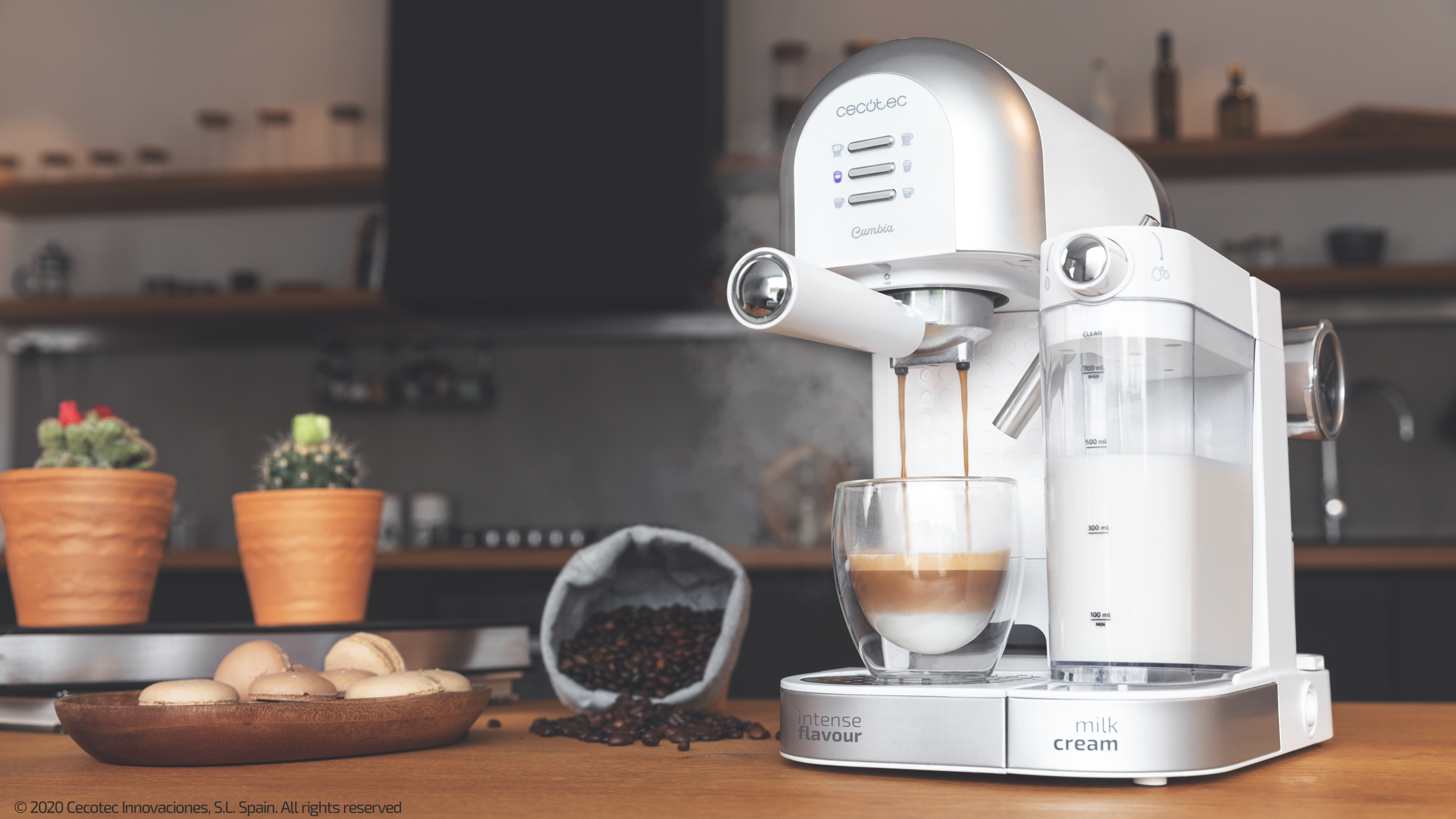 Cecotec Cumbia Power Instant-ccino 20 Chic Serie Bianca Cafetera Express |  PcComponentes.com