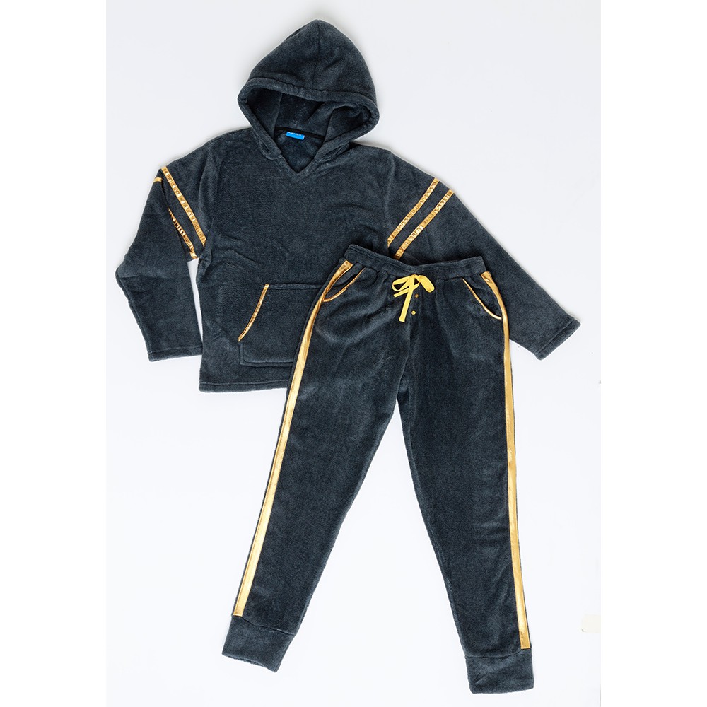 Ripley - KAYSER PIJAMA JUVENIL MUJER 65.1336 GRIS CORAL FLEECE