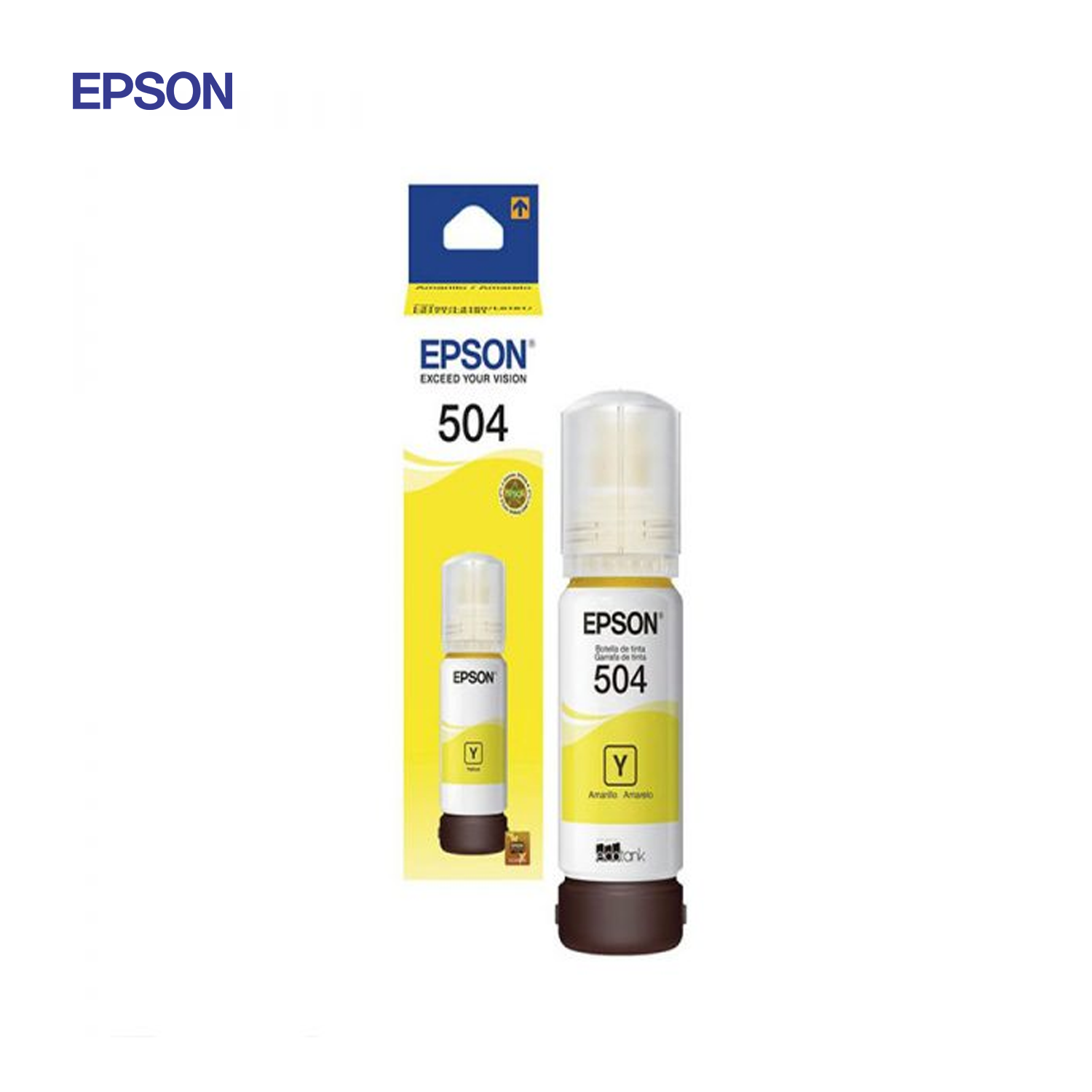 Ripley - EPSON TINTA T504 COLOR AMARILLO