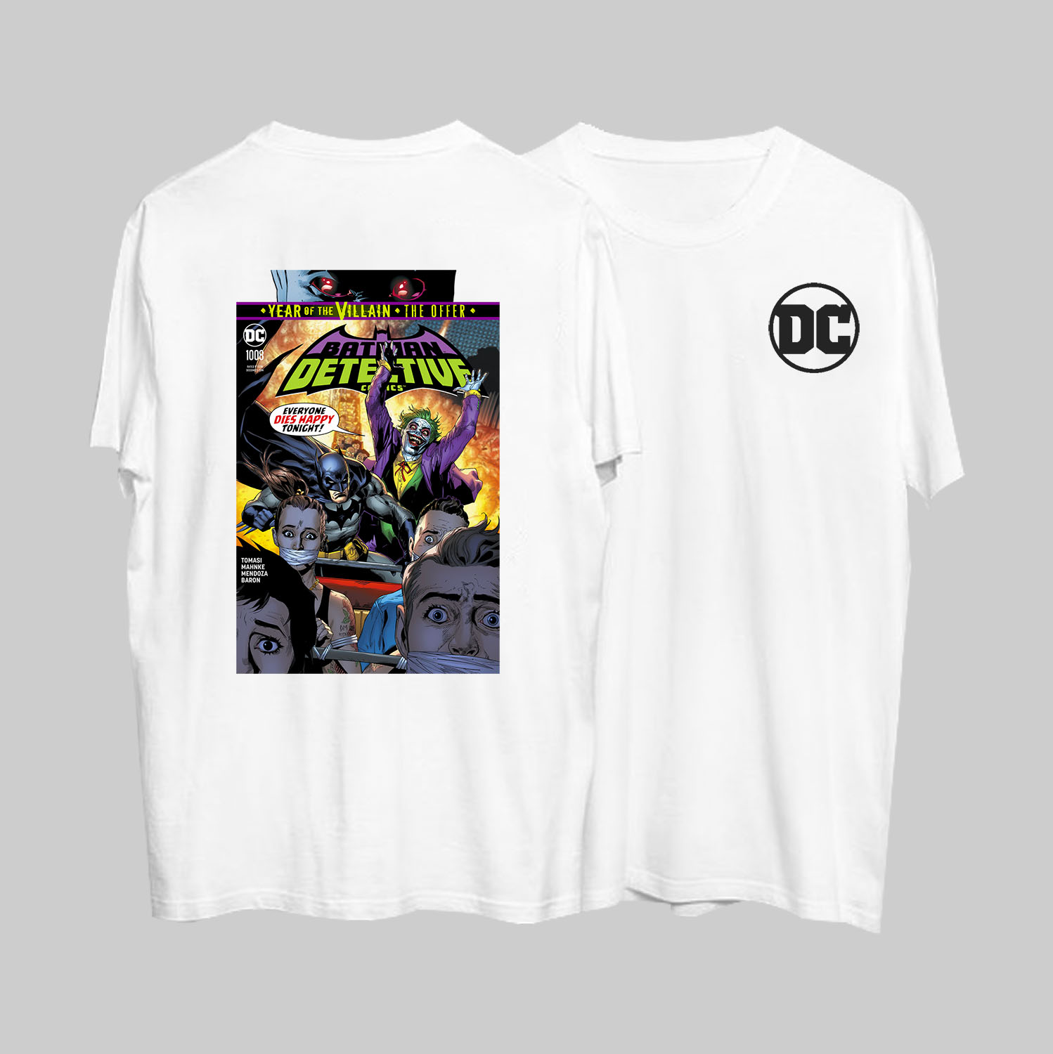 POLERA BLANCO HOMBRE ESTAMPADA BATMAN - Ripley