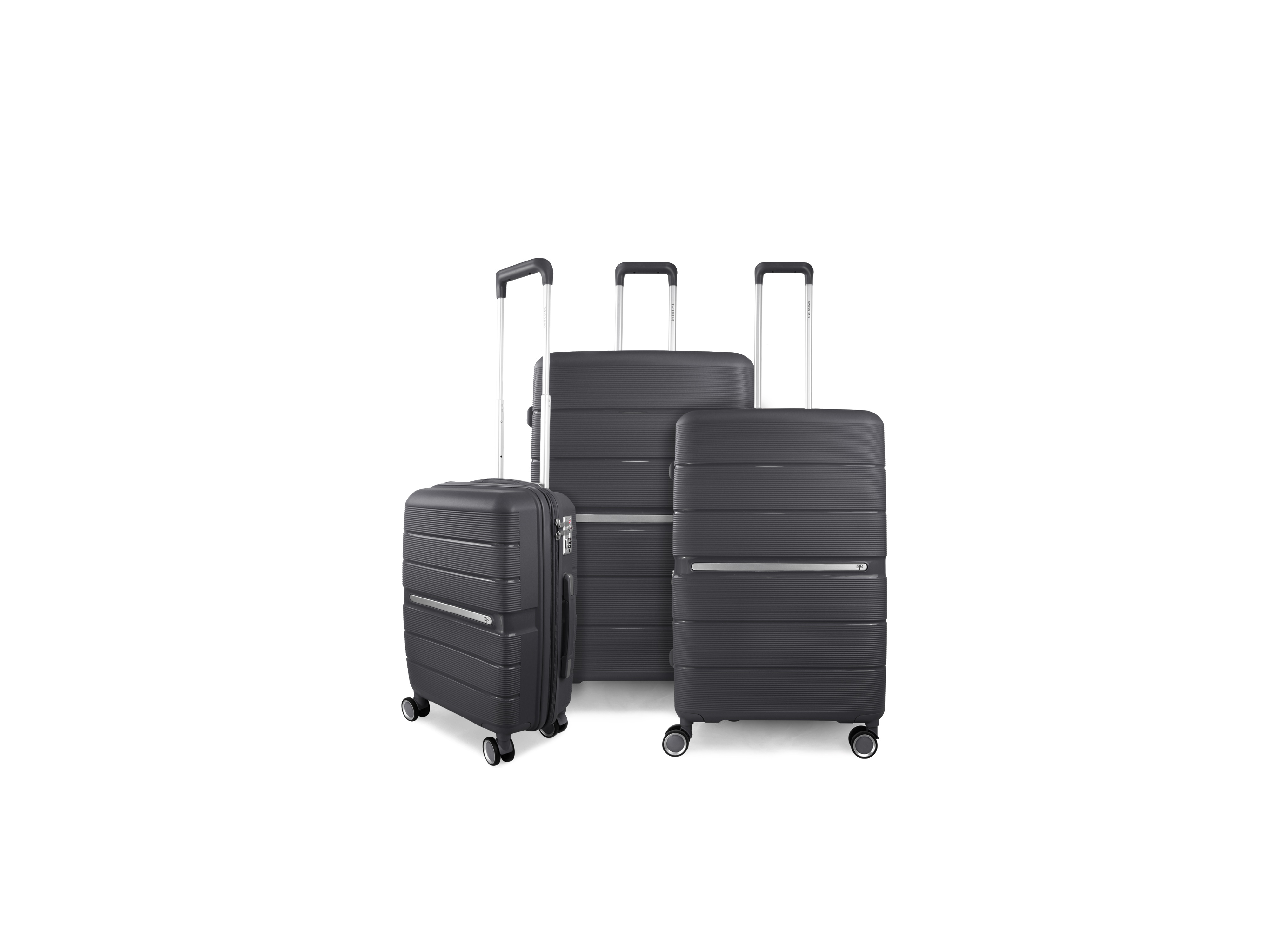 Ripley - SET 3 PIEZAS MALETAS SWISS BAG XPOS GREY