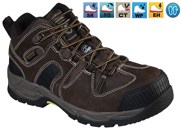 Ripley - CALZADO DE SEGURIDAD SKECHERS WORK MONTER 77538-DKBR