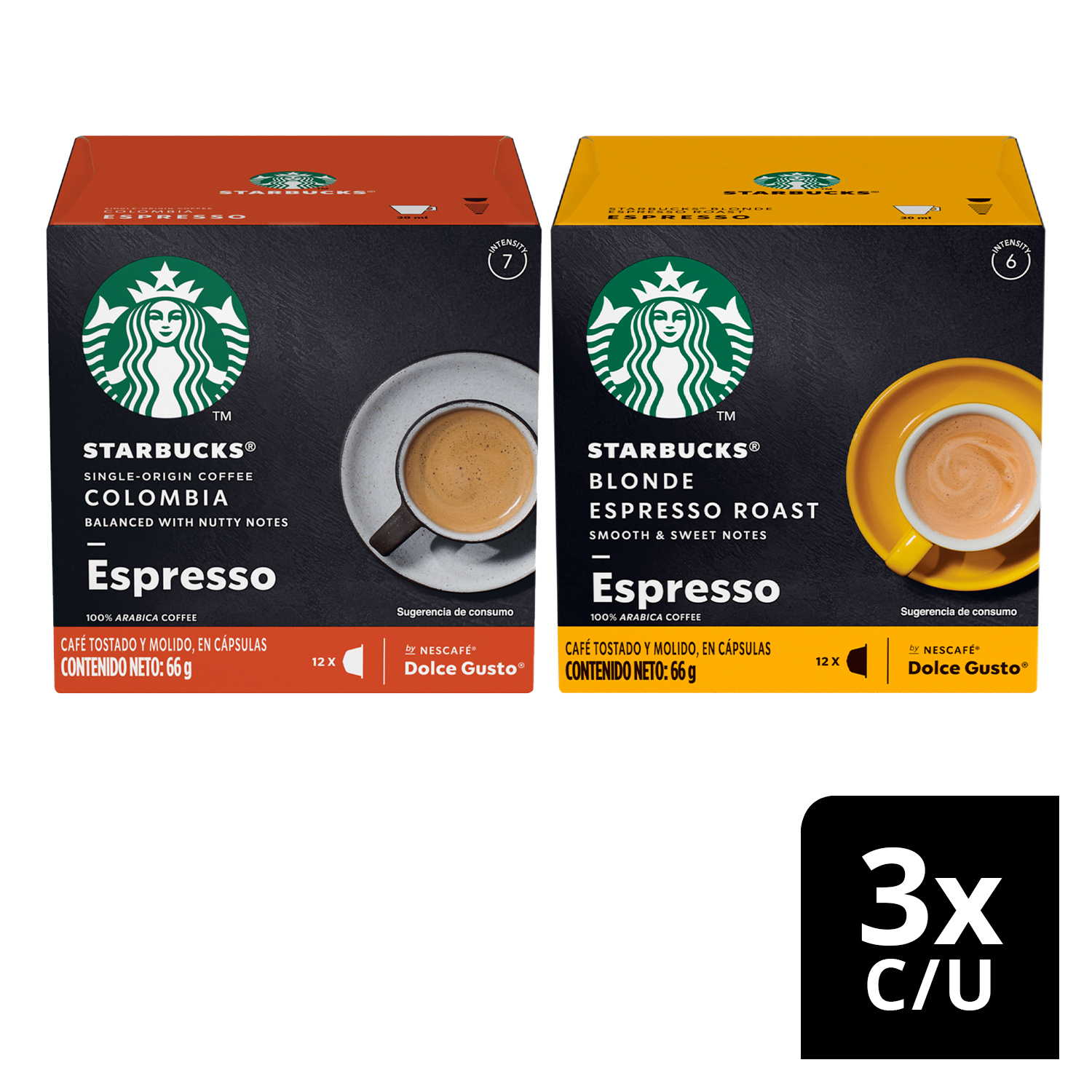 Ripley - STARBUCKS NESCAFÉ® DOLCE GUSTO® CÁPSULAS CAFÉ ESPRESSO X6 CAJAS