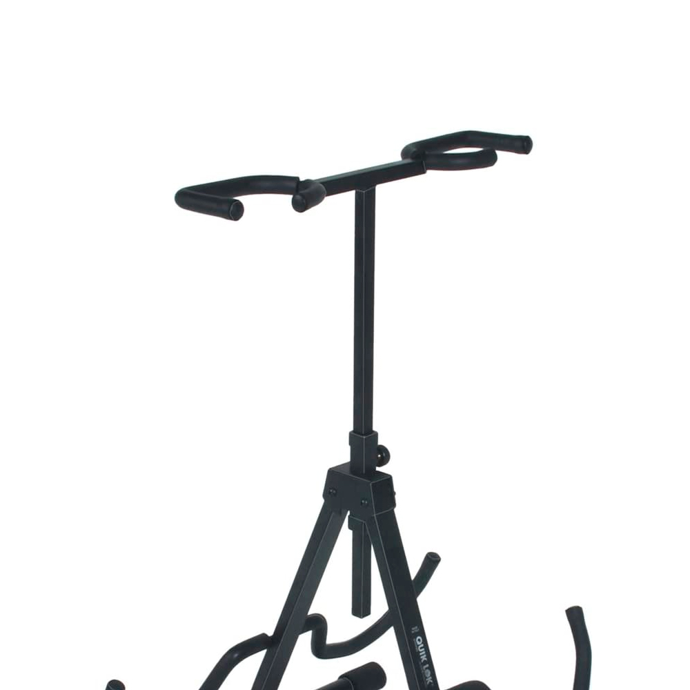 Ripley - SOPORTE DOBLE DE GUITARRA Y BAJO - QUIK LOK - QL694 - COLOR NEGRO