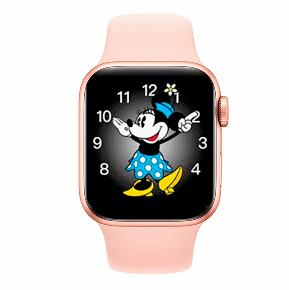 Ripley - SMARTWATCH T500 RELOJ INTELIGENTE - ROSADO